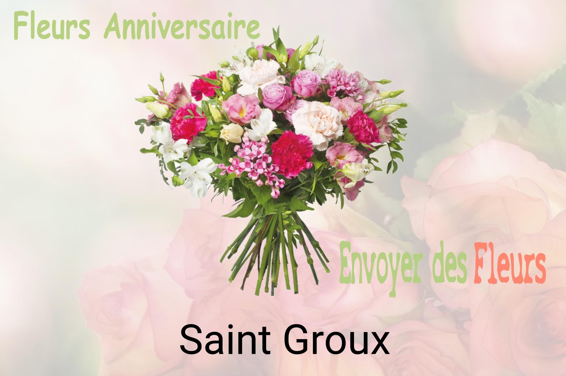 Bouquet de fleurs d’anniversaire livré à Saint-Groux